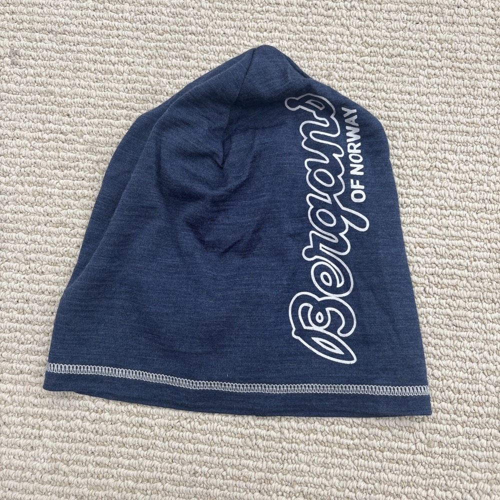Bergans of Norway Lightweight Bloom Wool beanie one size merino wool blue